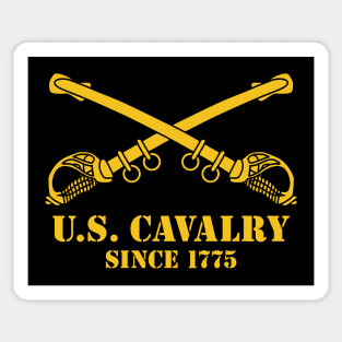 Mod.2 US Cavalry Army Branch Crossed Sabers Sticker